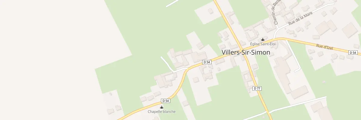 Plan du 6 Rue d’Ambrines à Villers-Sir-Simon
