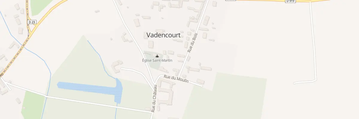 Plan du 5010 Rue du Bois à Vadencourt