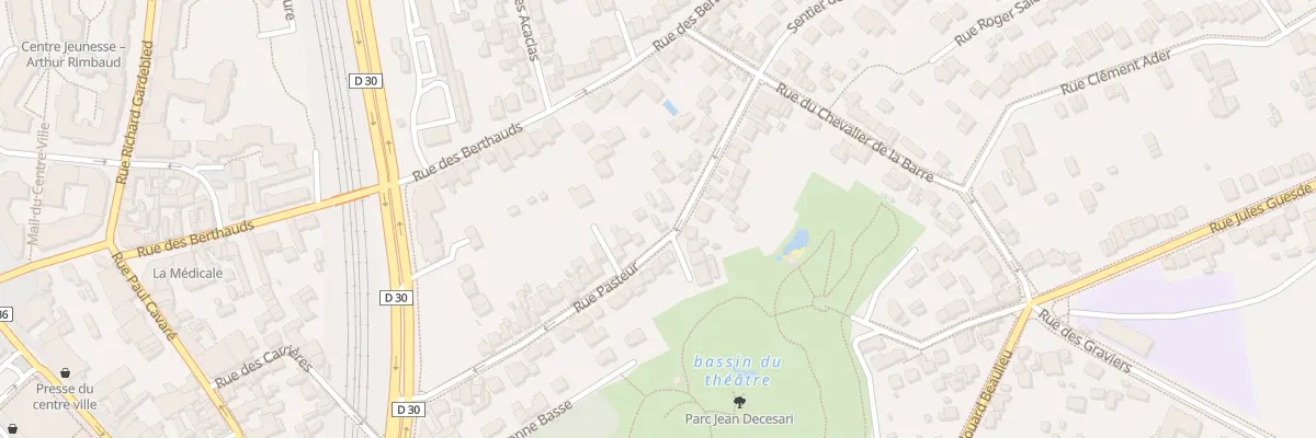 Plan du 45 Rue Pasteur à Rosny-sous-Bois