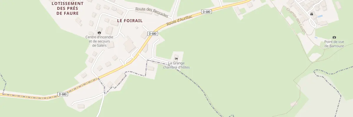 Plan du 6030 Rte d’Aurillac à Salers