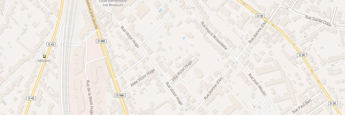 Plan du 75 Rue Victor Hugo à Rosny-sous-Bois