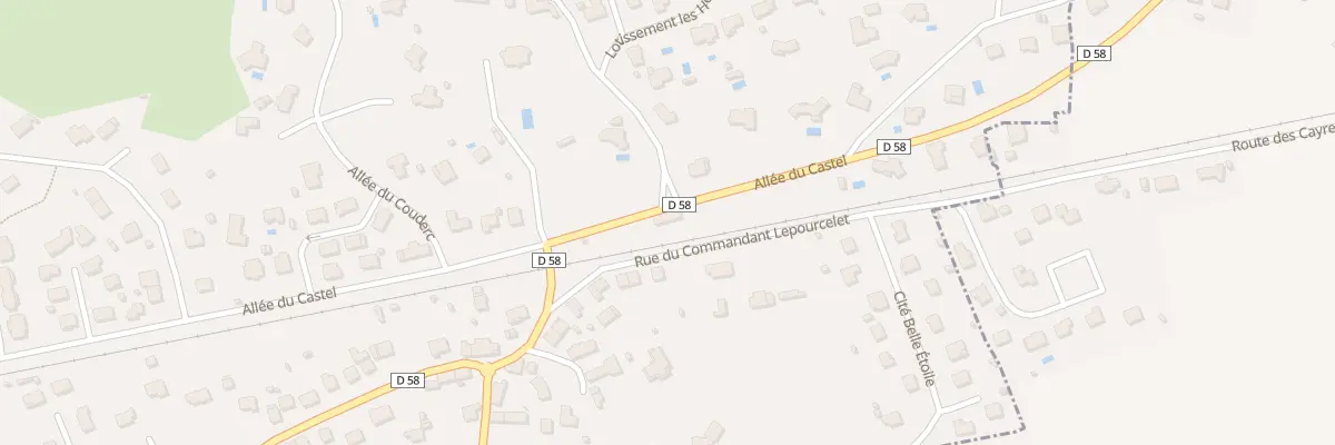 Plan du 5464 Carbonnat à Arpajon-sur-Cère