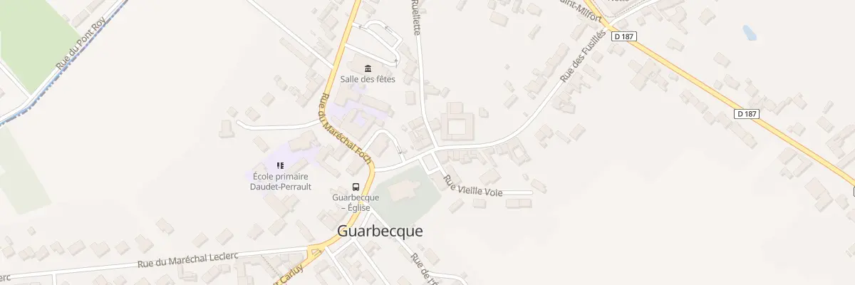 Plan du 7 Rue des Fusillés à Guarbecque