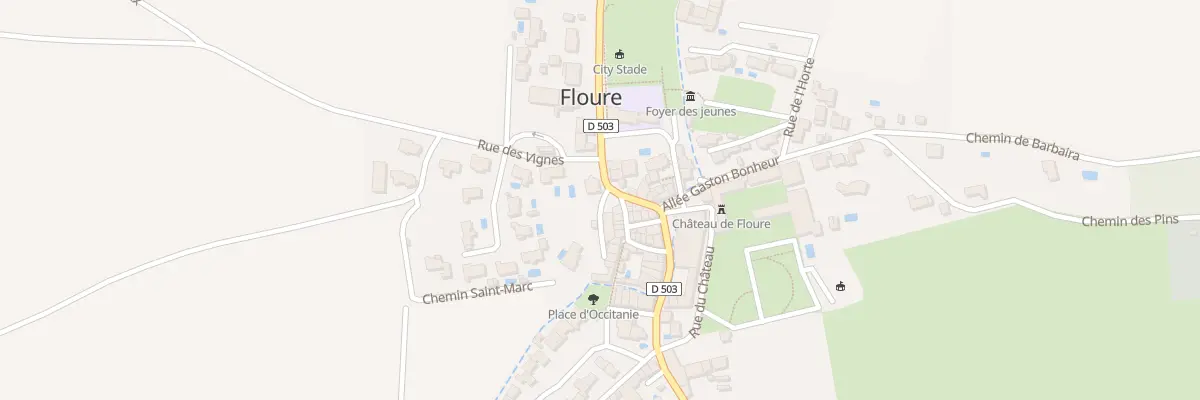 Plan du 2 Imp des Tilleuls à Floure