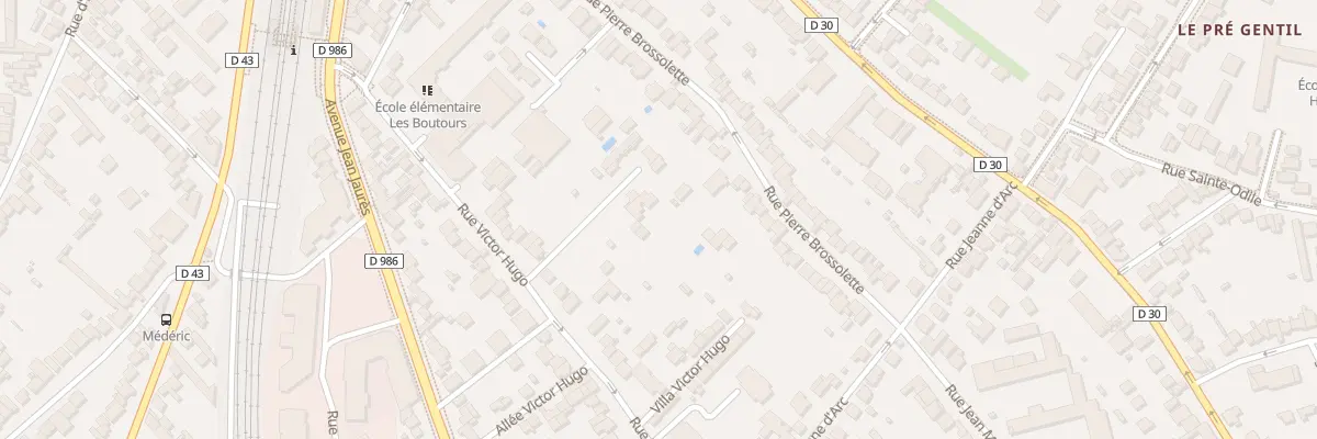 Plan du 49 Rue Victor Hugo à Rosny-sous-Bois