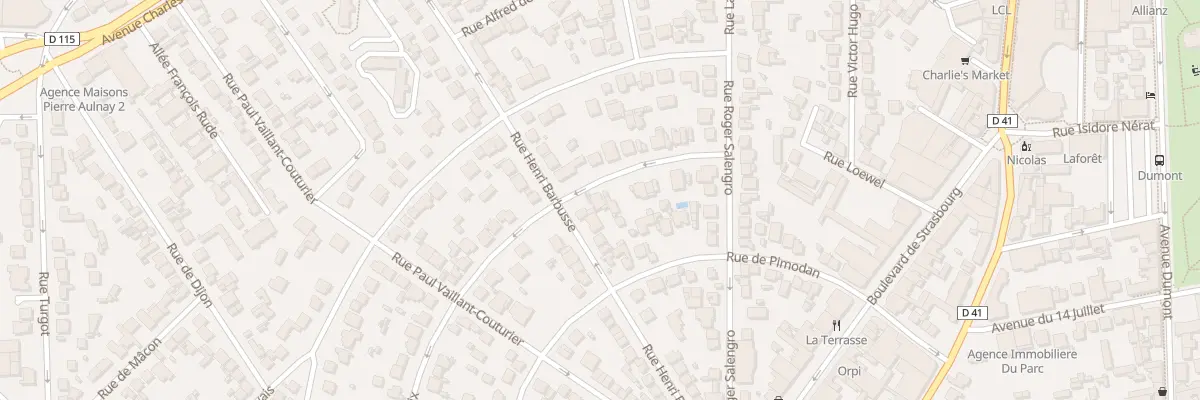 Plan du 11 Rue Alix à Aulnay-sous-Bois