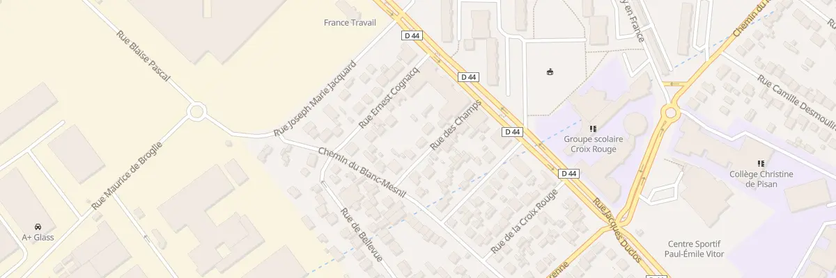 Plan du 10 Rue des Champs à Aulnay-sous-Bois