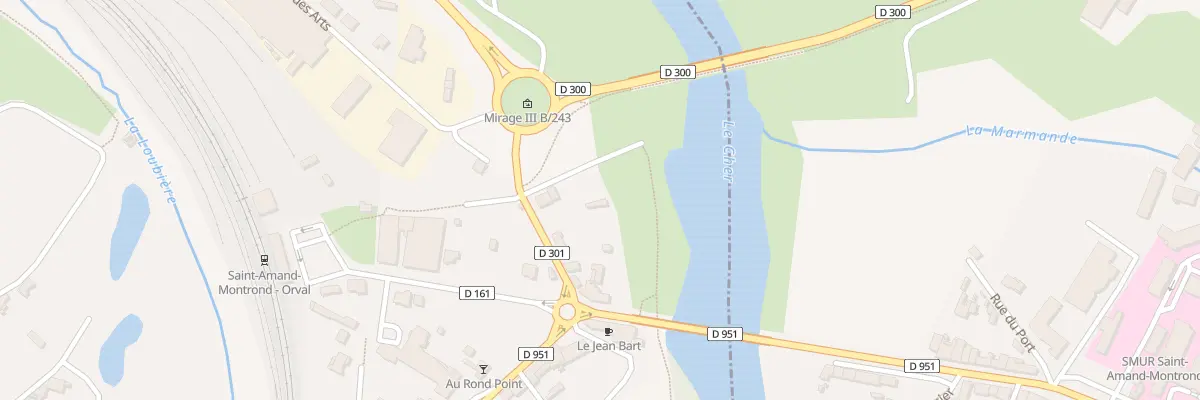 Plan du 545 Le Pont du Cher à Orval