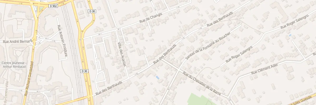 Plan du 51T Rue des Berthauds à Rosny-sous-Bois