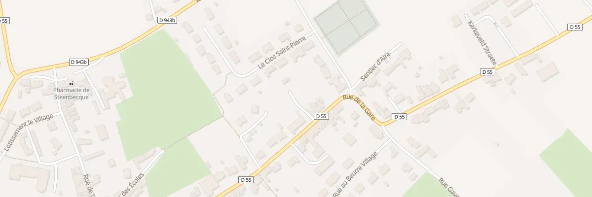 Plan du 23B Rue de la Gare à Steenbecque