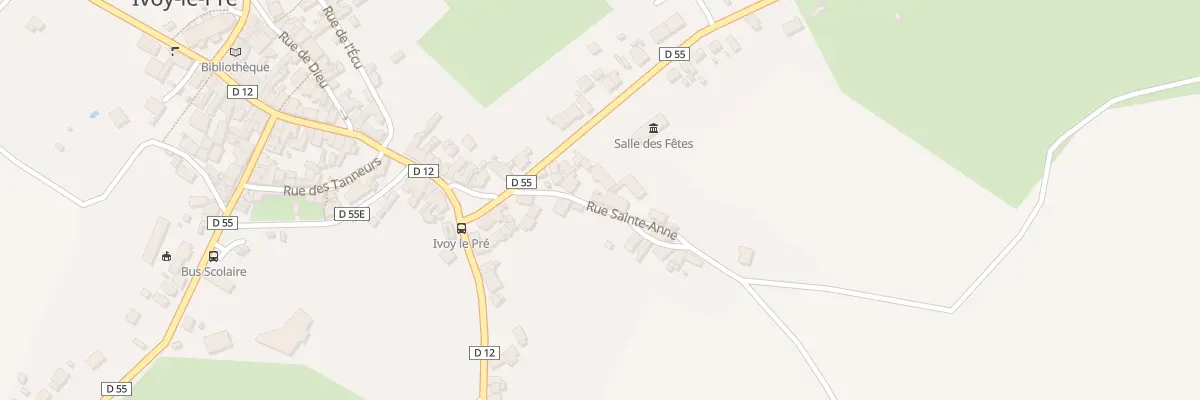 Plan du 5 Rue Sainte Anne à Ivoy-le-Pré
