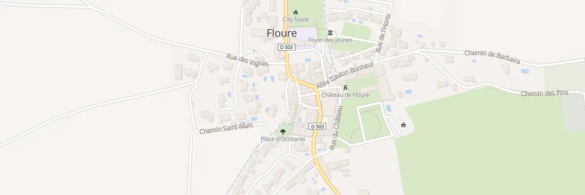 Plan du 1 Imp des Tilleuls à Floure