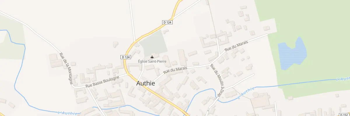Plan du 5017 Rue du Marais à Authie