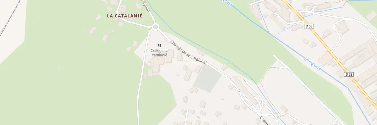 Plan du 39 Che de La Catalanié à Brassac