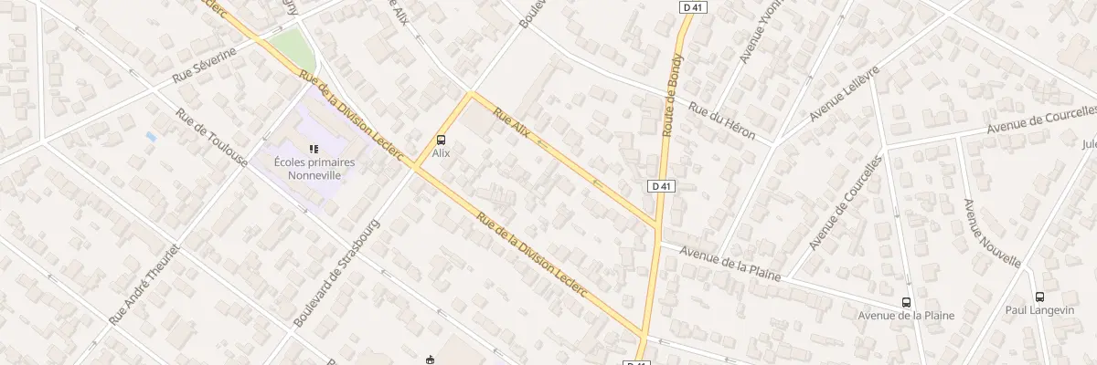 Plan du 106 Rue Alix à Aulnay-sous-Bois