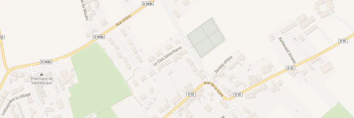 Plan du 19 Le Clos Saint Pierre à Steenbecque