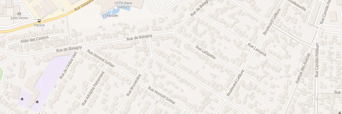 Plan du 34 Rue de Paradis à Aulnay-sous-Bois