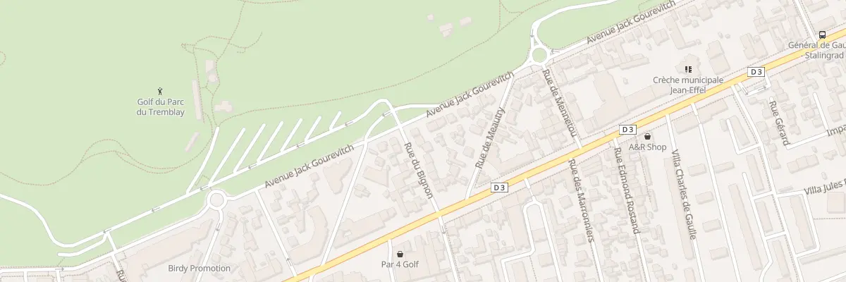 Plan du 12 Rue du Bignon à Champigny-sur-Marne
