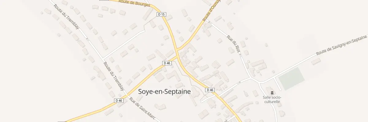Plan du 1 Rue de la Mairie à Soye-en-Septaine