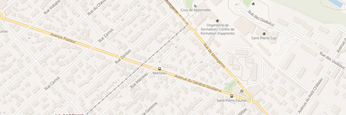 Plan du 9 Rue Marceau à Brunoy