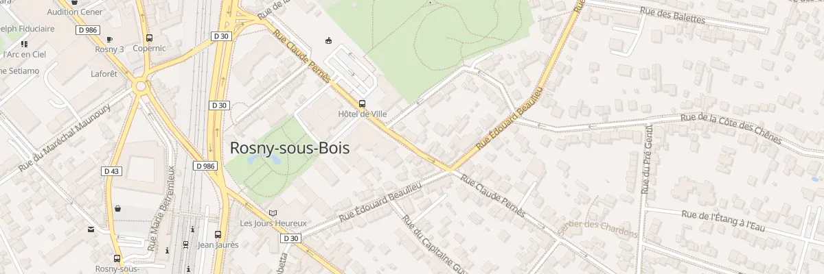 Plan du 41 Rue Claude Pernes à Rosny-sous-Bois