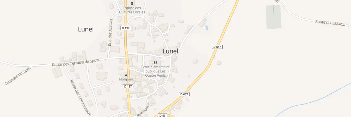 Plan du 5160 Lunel à Saint-Félix-de-Lunel