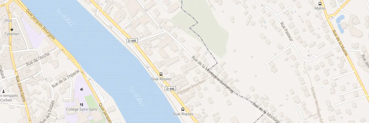 Plan du 14 Rue de la Montagne du Perray à Corbeil-Essonnes