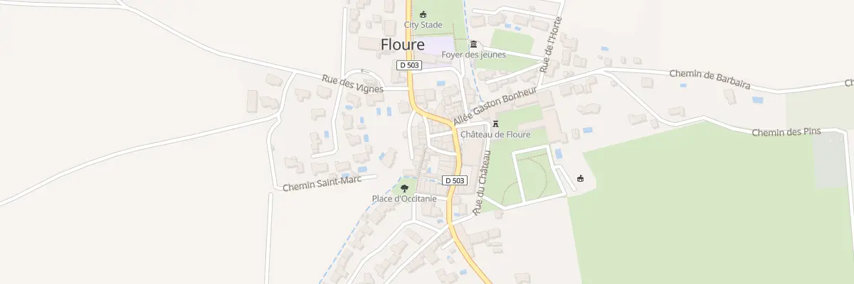 Plan du 5 Gr Grand Rue à Floure