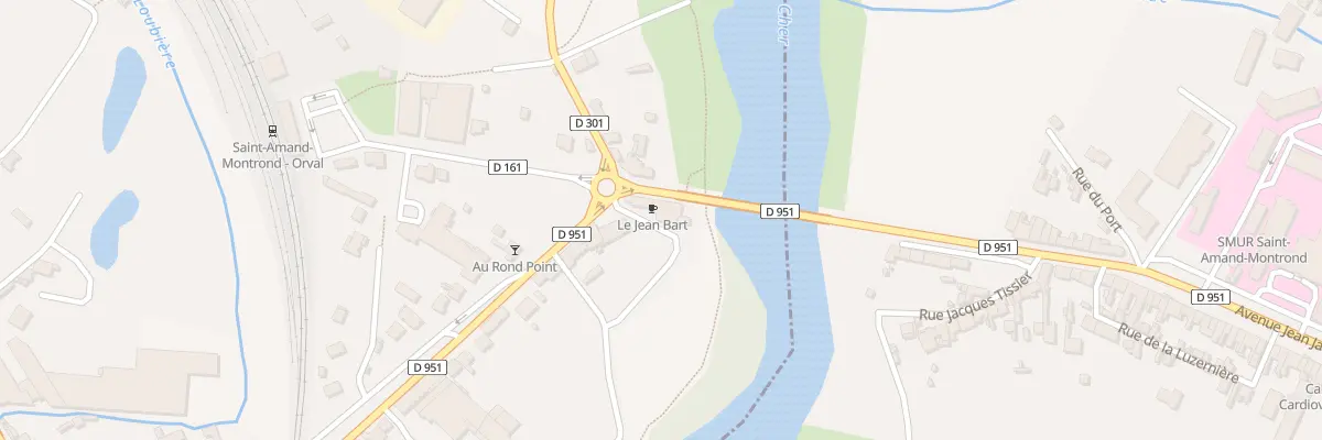 Plan du 1 Av de la Gare à Orval