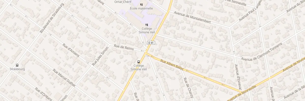 Plan du 117 Rte de Bondy à Aulnay-sous-Bois
