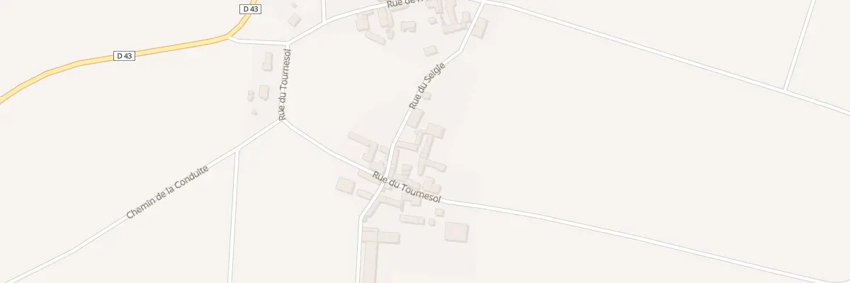 Plan du 38 Rue du Seigle à Beaumont-du-Gâtinais