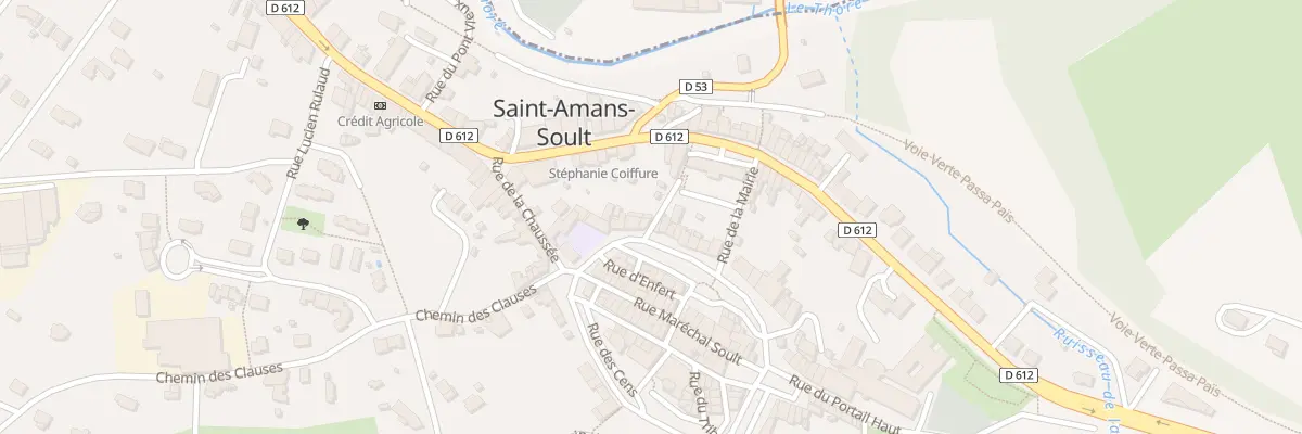 Plan du 15 Bd des Promenades à Saint-Amans-Soult