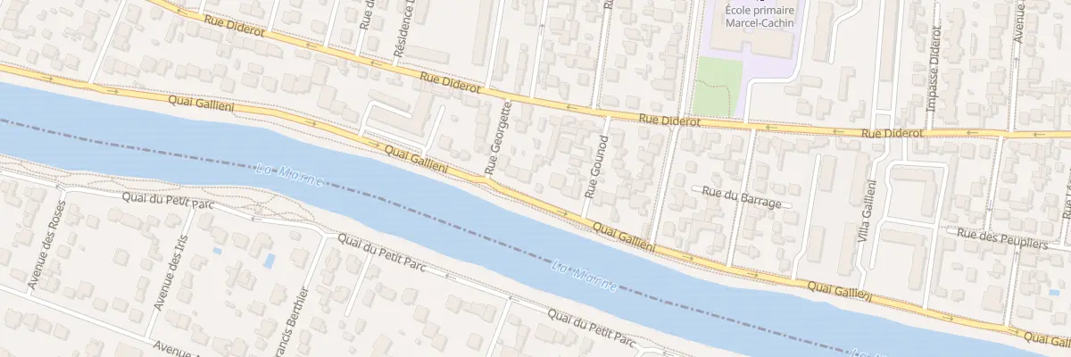 Plan du 97 Quai Galliéni à Champigny-sur-Marne