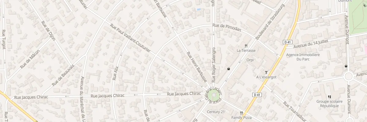 Plan du 11 Rue Henri Barbusse à Aulnay-sous-Bois