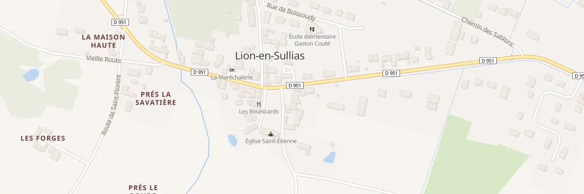 Plan du 1 Rte de Rochefort à Lion-en-Sullias