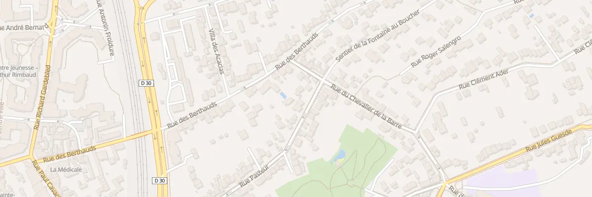 Plan du 59 Rue Pasteur à Rosny-sous-Bois