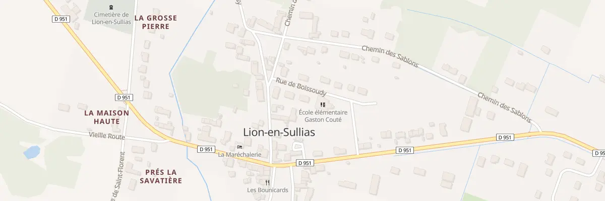 Plan du 6 Rue de Boissoudy à Lion-en-Sullias