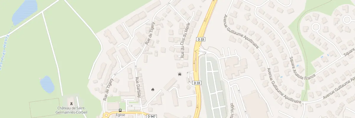 Plan du 21 Rue du Clos au Merle à Saint-Germain-lès-Corbeil