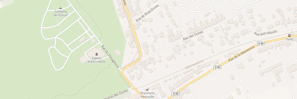 Plan du 2 Rue de Valenciennes à Zuydcoote