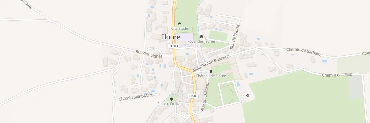 Plan du 15 Le Village à Floure