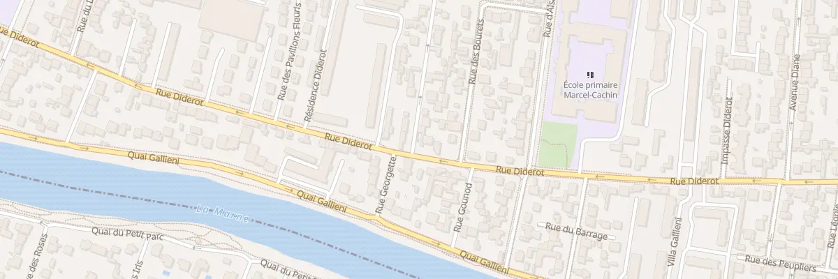 Plan du 69 Rue Diderot à Champigny-sur-Marne