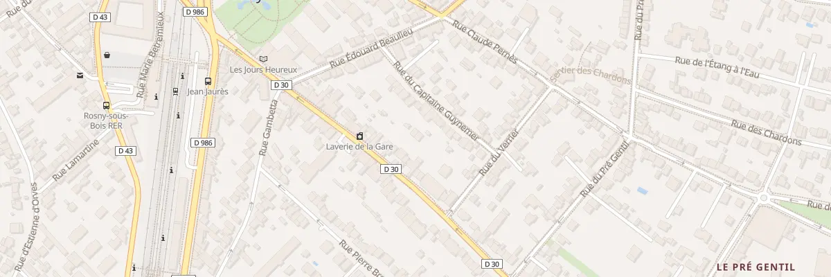 Plan du 35 Rue du Gen Leclerc à Rosny-sous-Bois