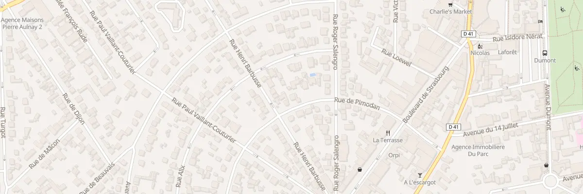 Plan du 36 Rue de Pimodan à Aulnay-sous-Bois