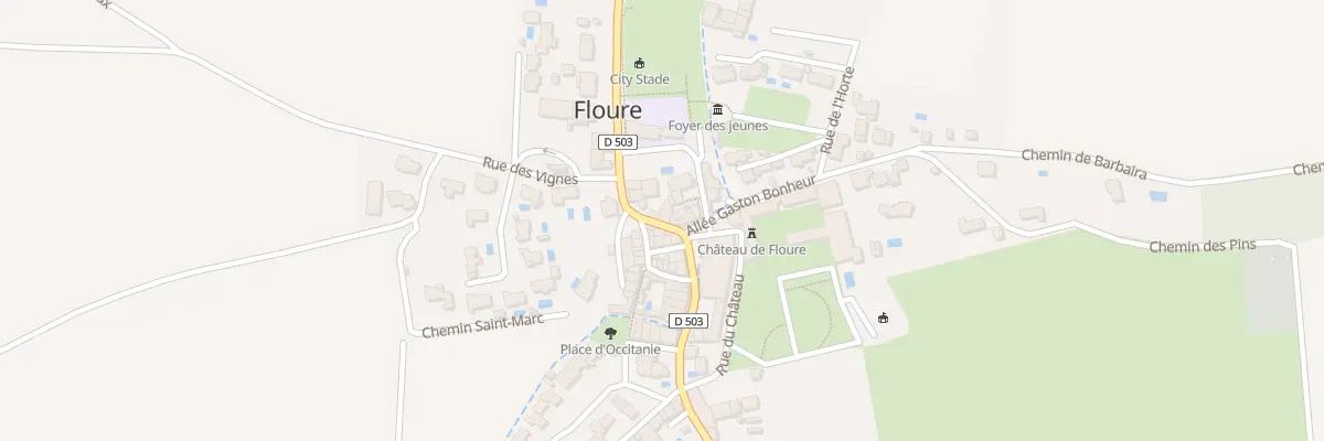 Plan du 6 Rue des Laourets à Floure