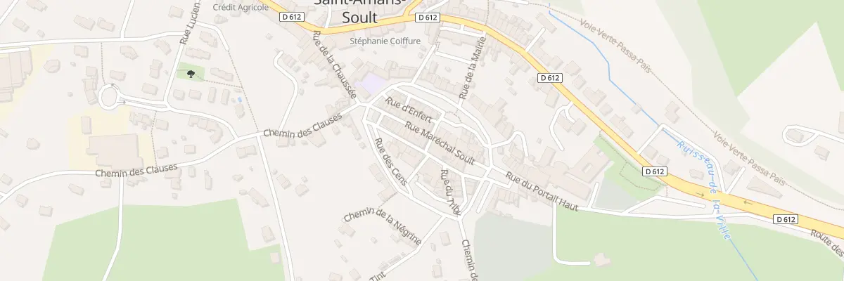 Plan du 10B Rue Maréchal Soult à Saint-Amans-Soult