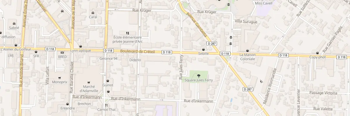 Plan du 142 Bd de Créteil à Saint-Maur-des-Fossés
