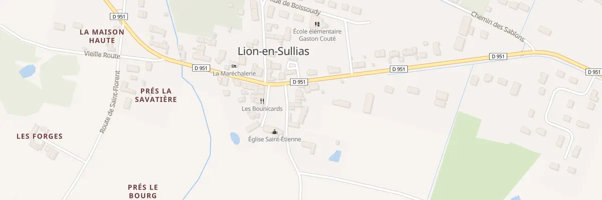 Plan du 3 Rte de Rochefort à Lion-en-Sullias