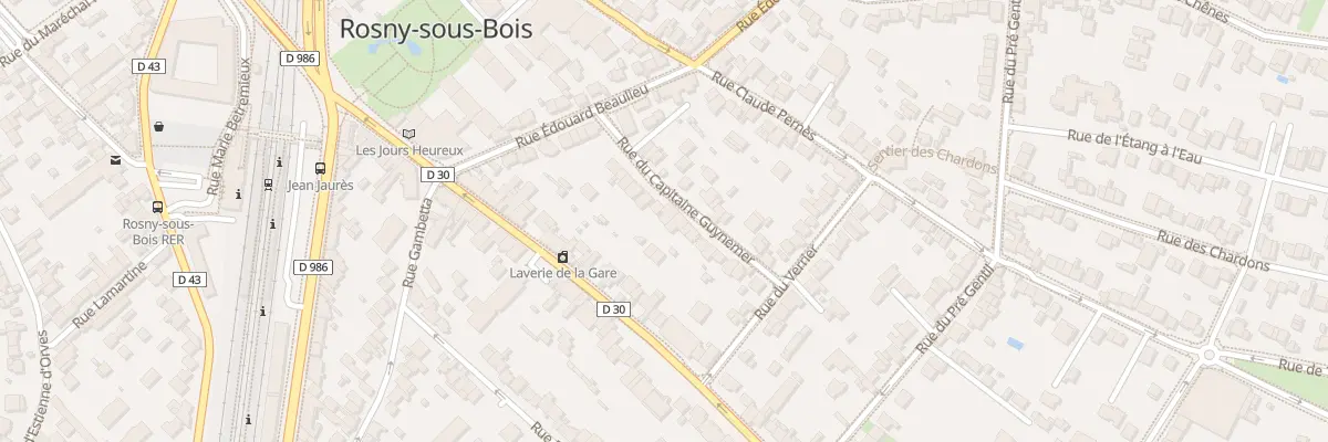 Plan du 12 Rue Guynemer à Rosny-sous-Bois