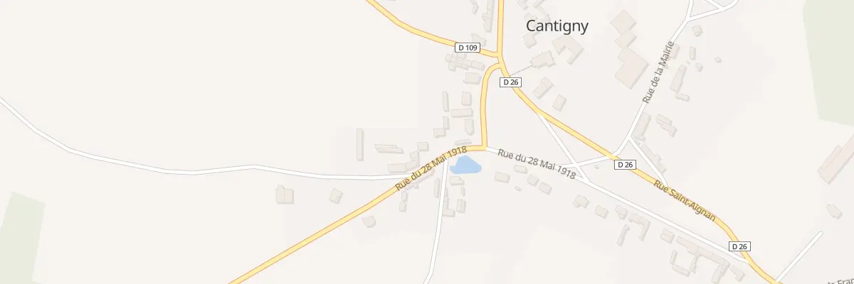 Plan du 34 Rue du 28 Mai 1918 à Cantigny