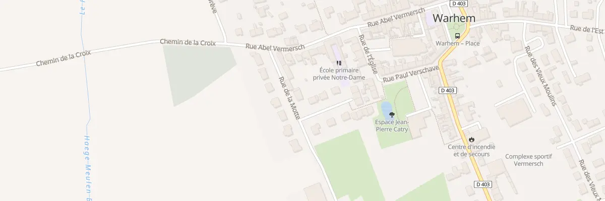 Plan du 79 Rue de la Motte à Warhem